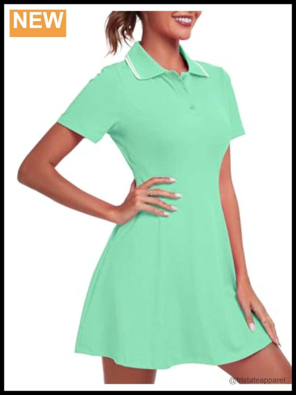 FKEEP Women's Golf Tennis Dress with Built-in Shorts Pocket